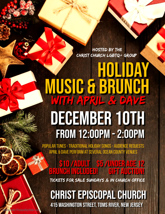 2022 Holiday Music & Brunch flyer 2022 Holiday Music & Brunch flyer