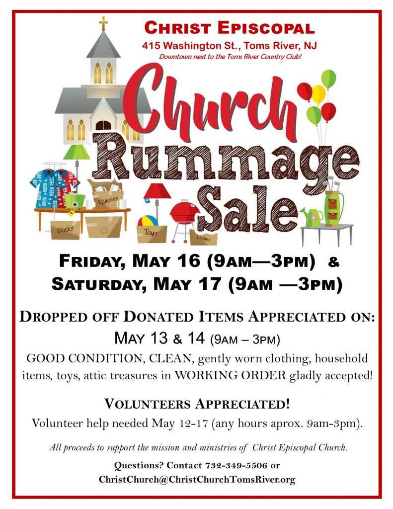 2025 SpringRummage Sale Eng 2025 SpringRummage Sale Eng
