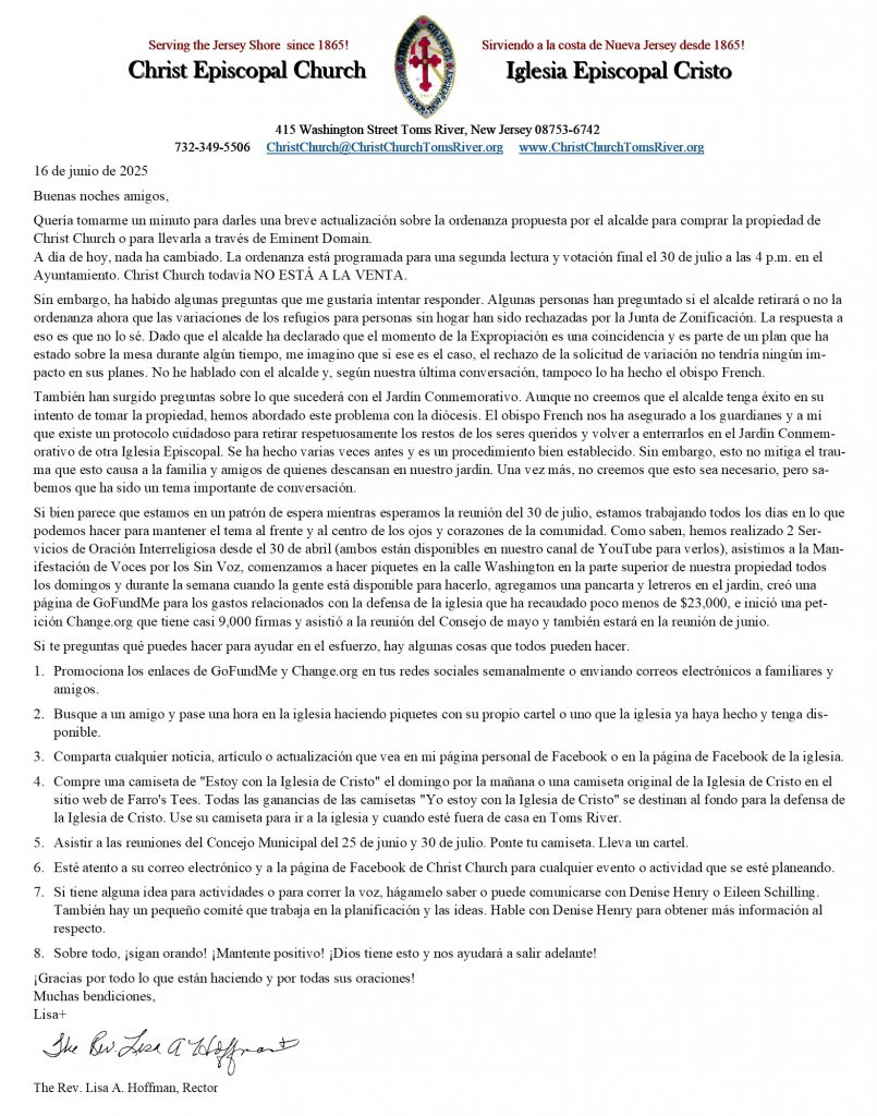 6-16-25 EminentDomain_UpdateParish_SPAN