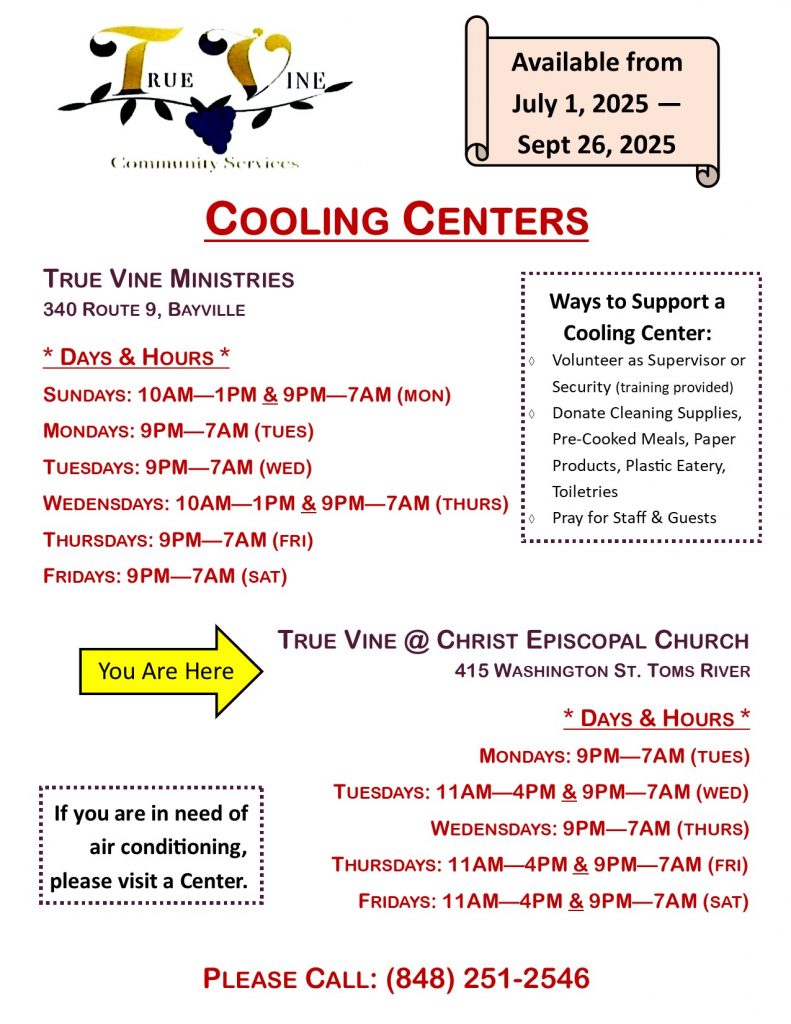 True Vine Cooling Center Door Sign_YouAreHere True Vine Cooling Center Door Sign_YouAreHere