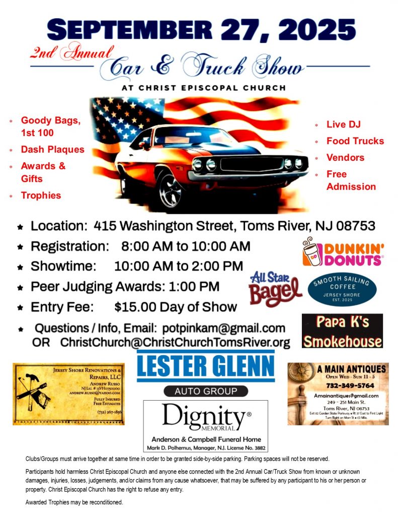 2025 Car Show Flyer 2025 Car Show Flyer