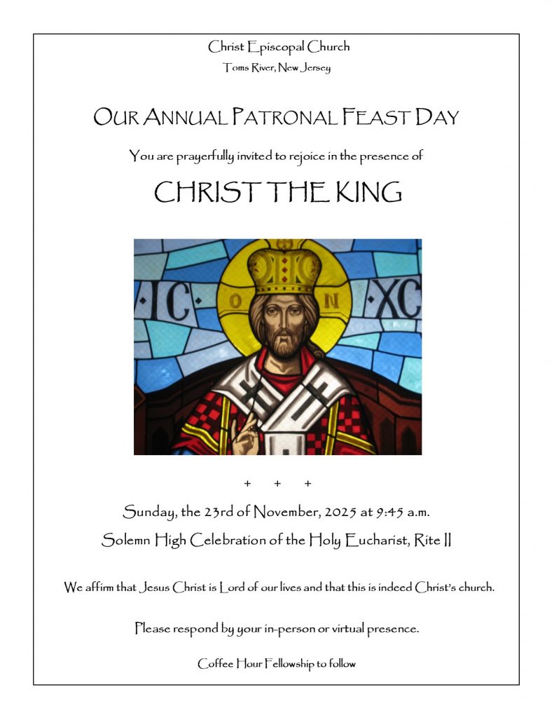 2025 Christ the King