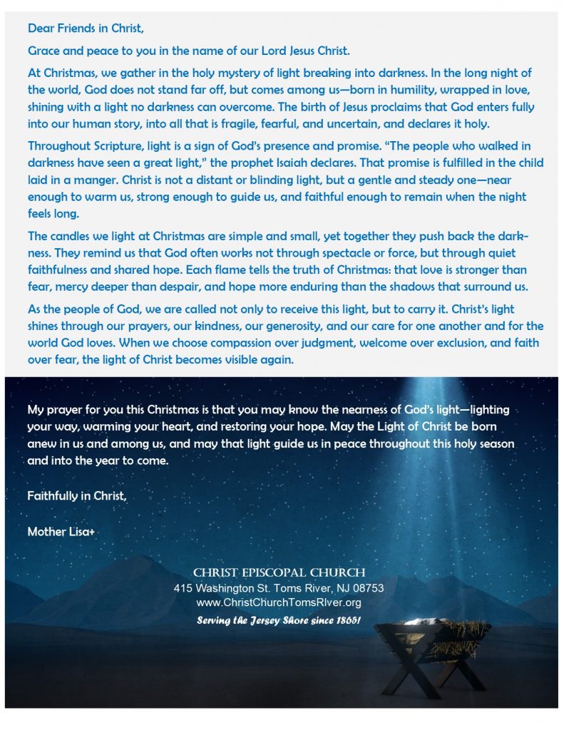 2025 Christmas Letter