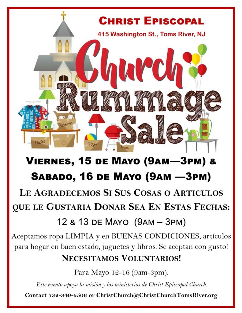 2026 SPRING Rummage Sale SPAN
